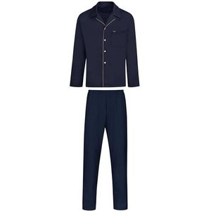 TRIGEMA Chique pyjama met knoopsluiting, Donkerblauw, M