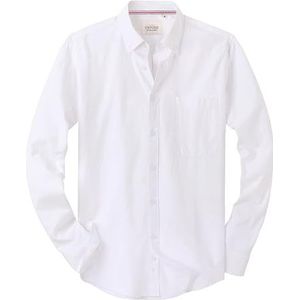 J.Ver Overhemd met knopen voor heren, Wit, XL tall