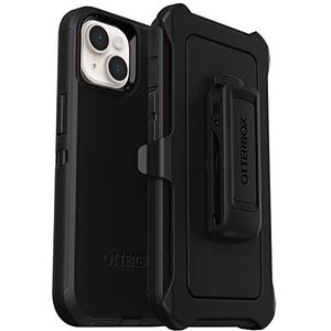 OtterBox Defender Case voor iPhone 14/iPhone 13, Schokbestendig, Valbestendig, Ultra-robuust, Beschermhoes, 4x Getest volgens Militaire Standaard, Zwart, Non-Retail Packaging