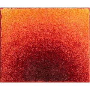 Grund Badmat, Ultrazacht en absorberend, Antislip, 5 jaar garantie, SUNSHINE, WC-sjabloon o.A. 50x60 cm, oranje