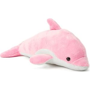 Zappi Co Zacht knuffeldier voor kinderen, perfect zacht, knuffelig speelgezelschap voor kinderen (12-15 cm (roze dolfijn)