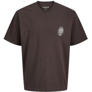Jcocover Textuur Foto Tee Ss Crew Neck, bruin, XXL