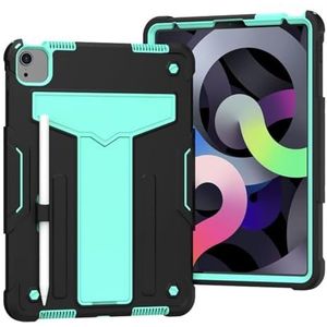Hoesje voor Samsung Galaxy Tab A 8 inch 2019 met Screen Protector, DYGG PU Lederen Shockproof Multi-Hoeken Stand Slanke Lichtgewicht Cover voor Galaxy Tab A 8 ""2019 (SM-T290/T295/T297) - Zwart+groen