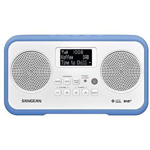 Radio portátil  Sangean WFR-27C, DAB+, FM RDS, Wi-Fi, Negro