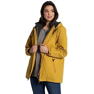 Ulla Popken Jacke Mit Fleeceweste jas voor dames met fleece vest, Goudgel, 42 grote maten