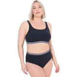 Ulla Popken Bikini  grijs / zwart