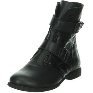 Think AGRAT 0000 Enkellaarzen voor dames, zwart/combi 0000, 36 EU, zwart combi 0000, 36 EU
