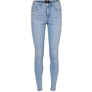 VERO MODA VMTANYA MR S Piping VI352 NOOS Jeans voor dames, blauw (light blue denim), (XL) W x 32L