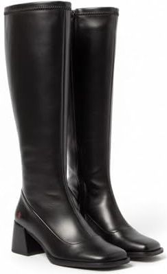 Art - Vlier - Laarzen - Zwart - Leer - 8 tot 10 cm - Ritssluiting - Casual