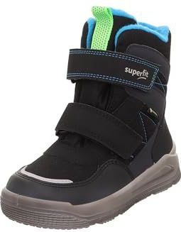 Superfit Mars Warm gevoerde Gore-Tex sneeuwlaarzen, zwart/turquoise 0000, 25 EU, zwart turquoise 0000, 25 EU
