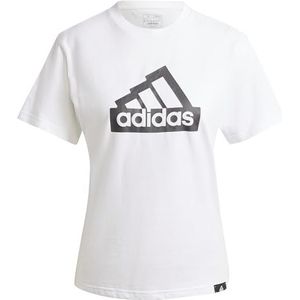 adidas Dames MODERN ESSENTIALS GRAPHIC TEE, WHITE, XXS