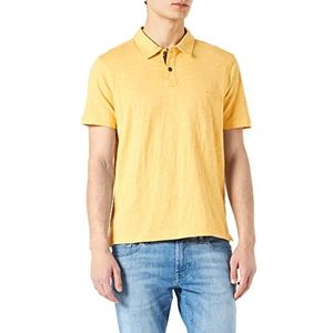 camel active Heren 409965/7P18 Polo, Zonnebloem geel, M