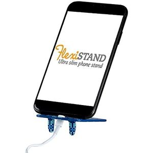 Gifts for Readers & Writers Flexistand Compact en verstelbare telefoonstandaard voor iPhone en Android, IJslands blauw