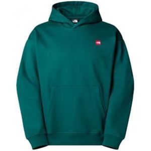 The North Face - Axys Hoodie - Deep Nori - Katoen - Oversized Pasvorm