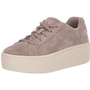 Skechers Dames Martha Stewart Plateau-Chic Lady Sneaker, Donkere Taupe, 41 EU