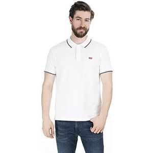 Levi's Origineel Batwing poloshirt voor heren, Wit (Hm Patch Polo White + 0000), S