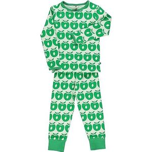 Småfolk Nightwear Retro Apples, apple green, 2-3 Jaar