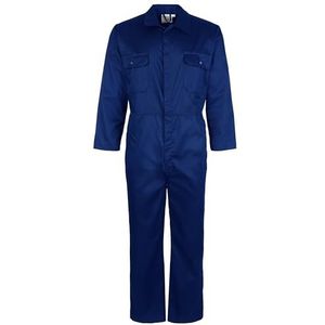 Fort - Workforce Overall - Overall - 210gsm - Studded Pockets - Comfortabel Werkpak - Duurzame Heren Overalls - Werkoverall voor Heren, Koninklijk, L