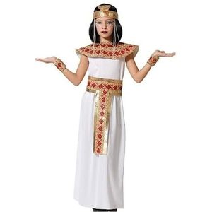 Atosa Kostuum Faraona wit en goud 10-12 jaar