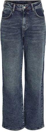 Noisy may - Nmjosie Hw Baggy Jeans - Medium Blue Denim - Dames