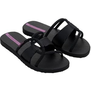 Ipanema Diversa Slide AD Slide Damessandalen, zwart/lila, 38 EU, Black Lilac, 38 EU