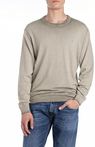 Replay - UK4705.000.G20785A - Trui - Beige - 100% Katoen