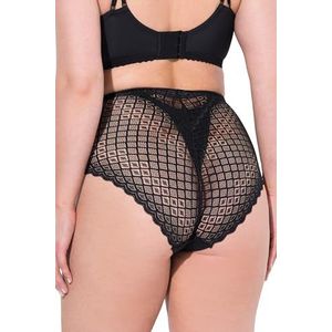 Ulla Popken dames ondergoed, zwart, 42-44