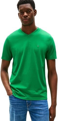 Tommy Hilfiger - Regular Fit - T-shirt - Effen - Puur Katoen