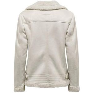 Bestseller A/S Dames ONLNEWDIANA Aviator Jacket CC OTW jas, Pumice Stone, L, Pumice Stone, L