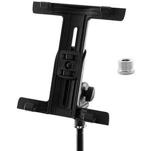 TIGER IMCA2-AD Tablet iPad houder houder houder houder voor microfoon standaard met draad adapter, zwart