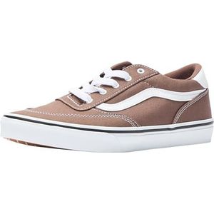 Vans Brooklyn Ls Sneaker voor jongens, Canvas Deep Taupe, 3 UK Child