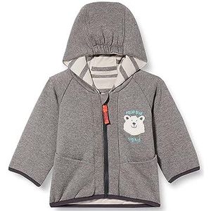 Sigikid Polar Expedition Omkeerbare jas voor baby's, jongens, gewatteerd, grijs, 92 cm