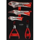 KS Tools - 812.0007 - Tangenset - 7-delig - Schuimrubberinleg