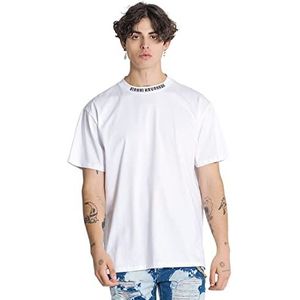 Gianni Kavanagh White Hype Oversized Tee T-shirt voor heren, Wit, XS