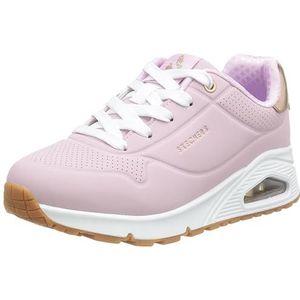 Skechers Uno Gen1 Shimmer Away, sportschoenen voor meisjes en jongens, 35 EU, Witte synthetische trim, 31 EU