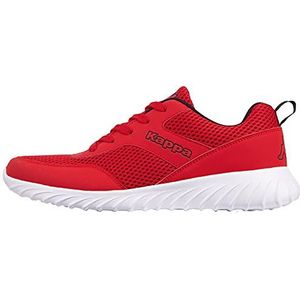 Kappa Uniseks joggingsneakers, rood/zwart, 45 EU