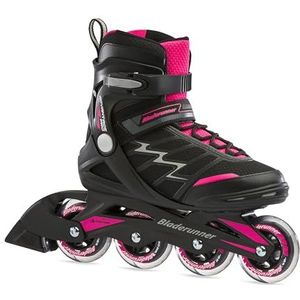 Rollerblade door Bladerunner Advantage Pro XT dames volwassen fitness inline skates, zwart en roze, inline skates