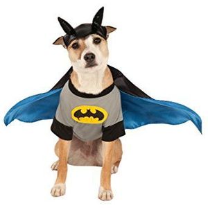 DC Comics Batman-kostuum voor huisdieren, maat M (Rubie's 887835-M)