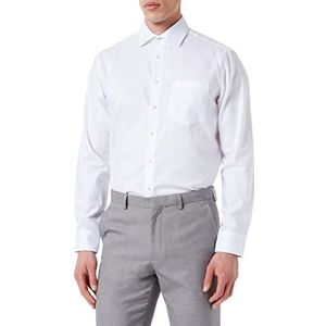 Seidensticker Mannen Business Hemd Shirt, Weiß, 52 NL