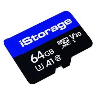 iStorage microSD-kaart 64 GB | Gegevens die zijn opgeslagen op iStorage microSD-kaarten met behulp van datAshur SD USB flash drive | Alleen compatibel met datAshur SD-schijven