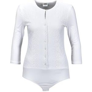 BERWIN & WOLFF TRACHT FOLKLORE LANDHAUS Body met strepenpunt in het voorste deel 236319, ecru, 40