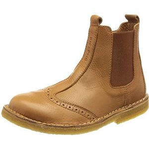 Bisgaard Nori Chelsea Boots voor kinderen, uniseks, Cognac, 35 EU