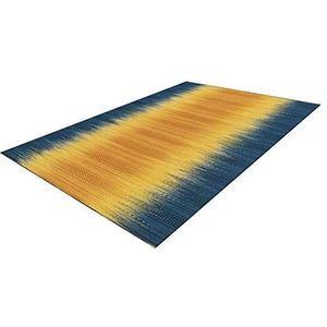 Arte Espina tapijt kleurverloop woonkamer bont geel blauw
