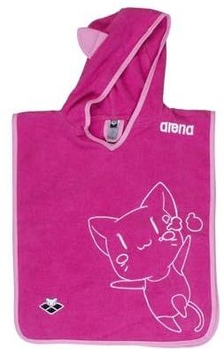 Arena - Friends - Kinderponcho - 100% Katoen - Kattenpatroon