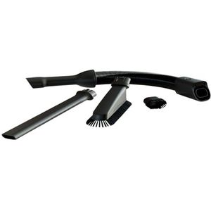 Electrolux KIT19 accessoireset voor Q9 (sproeikop voor thuis en in de auto, opbergdoos, flexibele zuigslang, meubelsoftborstel, lange spleetmondstuk, stofborstelopzetstuk, zwart)