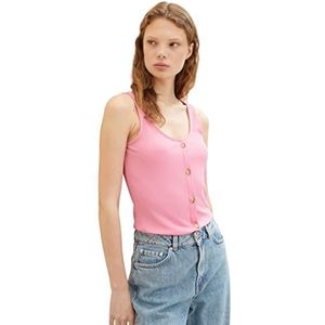 TOM TAILOR Denim Dames 1038399 Top, 31685-Fresh Pink, L, 31685 - Fresh Pink, L