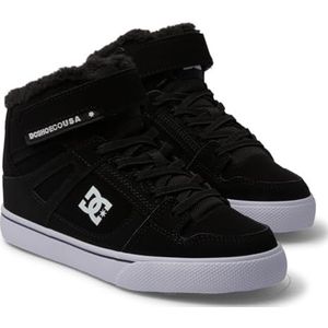 DC Shoes Jongens Pure High-Top Wnt Ev Sneakers, zwart wit, 28 EU