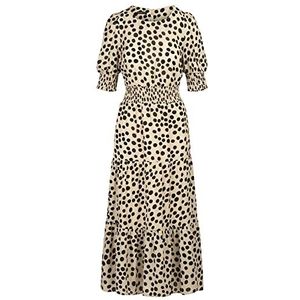 ApartFashion Maxi-jurk voor dames, beige-zwart, normaal