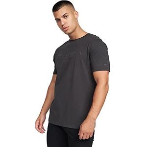 Crosshatch Heren MCCLAY T-shirt, zwart, groot, Zwart, L