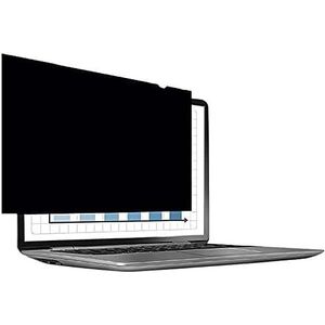 Fellowes PrivaScreen Black-out privacy filter voor laptops, 15.6 inch 16:9 breedbeeld ratio, Eenvoudig te bevestigen, Zwart